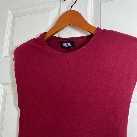Reformation Wine Red Sleeveless Mini Dress - Picture 4 of 9